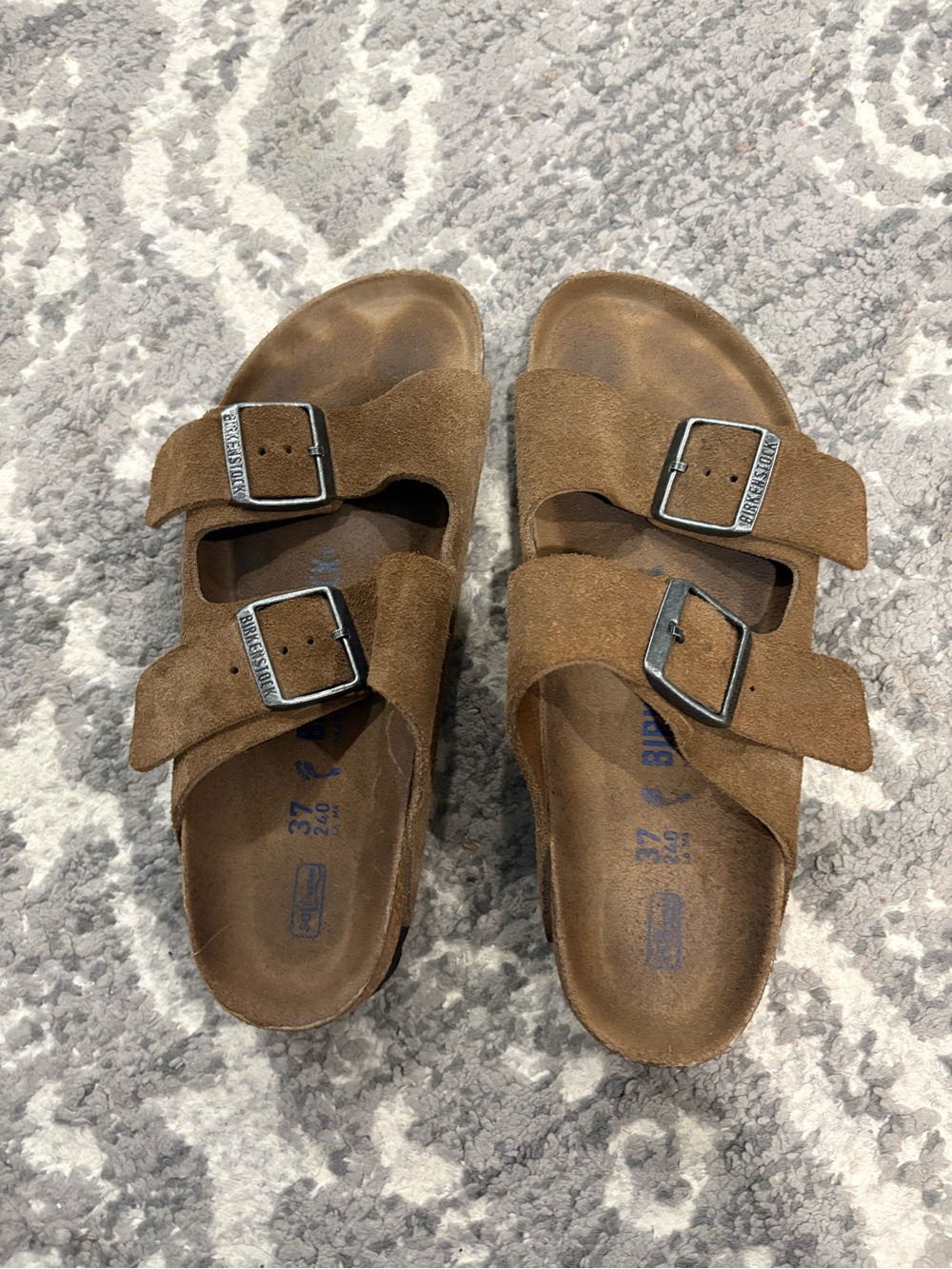 Birkenstock Arizona Soft Footbed Dark Tea 37 Narrow